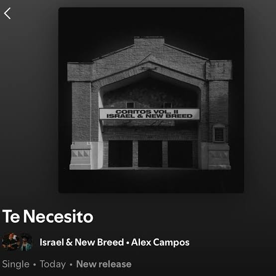Israel & New Breed - Te Necesito
